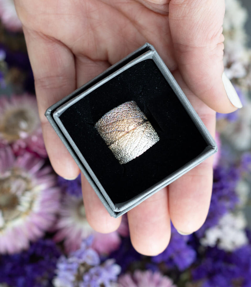 Silber Ring Salbei Gr. 56