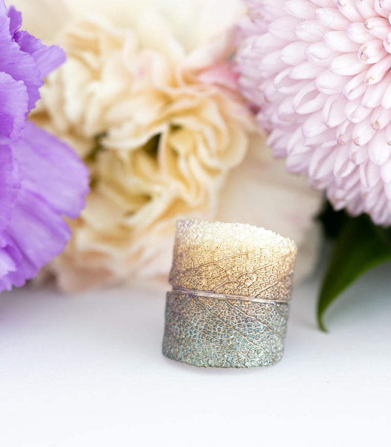 Silber Ring Salbei Gr. 63