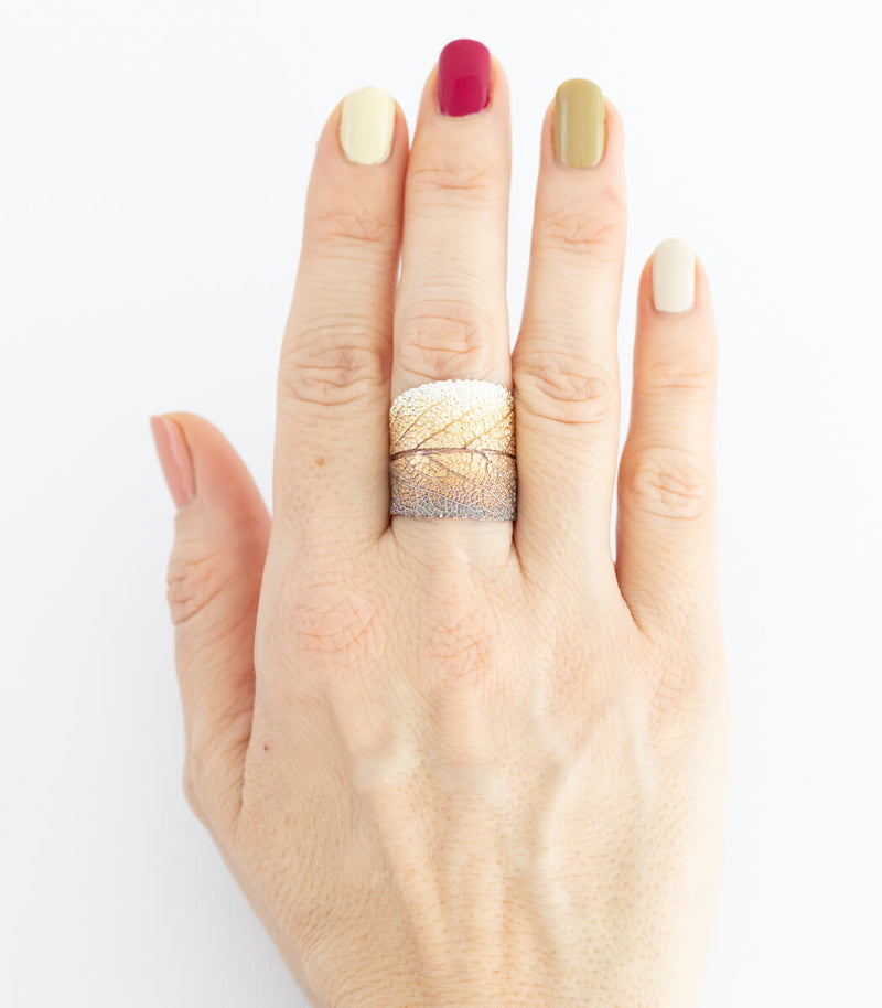 Silber Ring Salbei Gr. 62