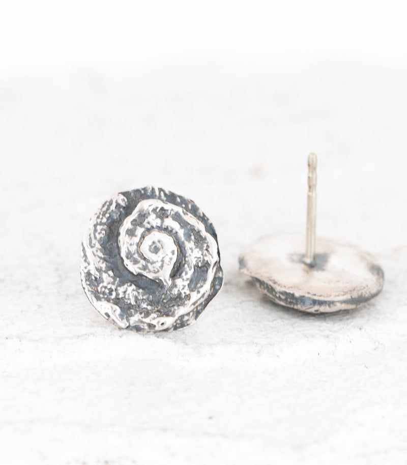 Silber Ohrstecker Schnecken