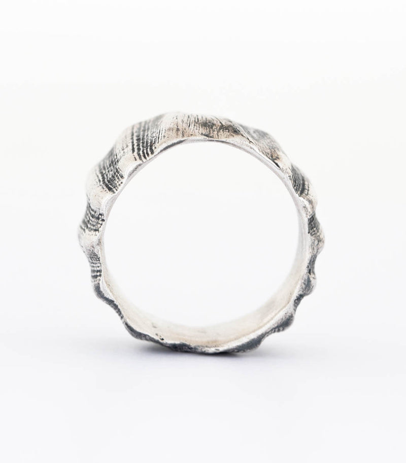 Silber Ring Muschel Gr.56