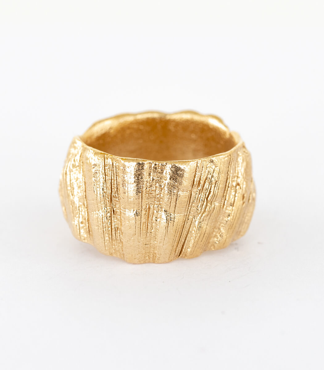 Bronze Ring Muschel Gr. 54