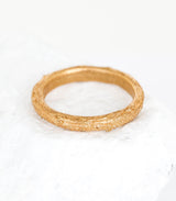Bronze Ring Baumrinde Gr. 56