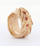 Bronze Ring Getreideähre Gr.60