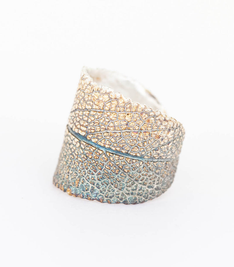 Silber Ring Salbei Gr.54
