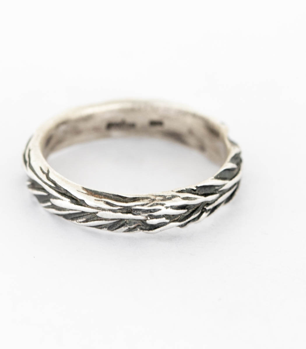 Silber Ring Gräser Gr. 56