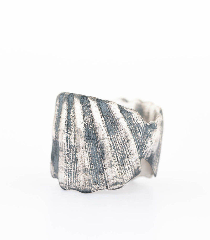 Silber Ring Muschel Gr.54