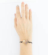 Silber Armband Efeublatt