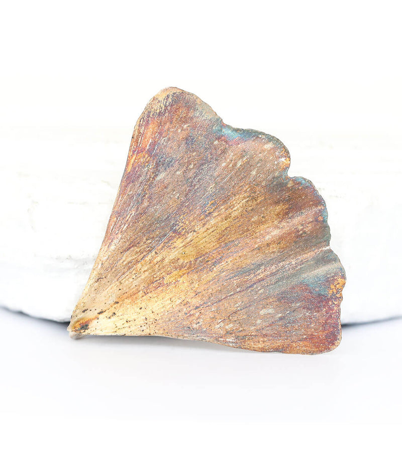 Silber Anhänger Ginkgoblatt