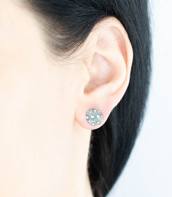 Silber Ohrstecker Seeigel
