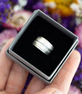 Silber Ring Olive Gr. 57