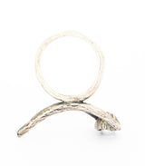 Silber Ring Blütenkelch Gr. 55