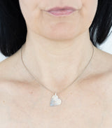Silber Anhänger Herz