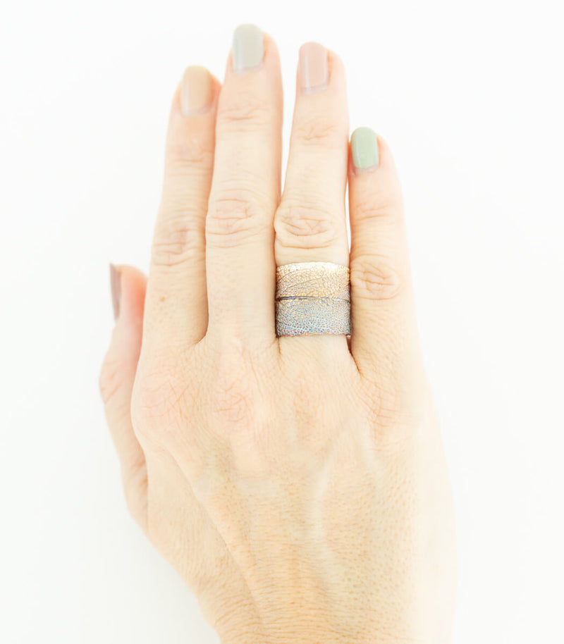 Silber Ring Salbei Gr. 56
