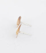 Silber Ohrstecker Lindenblatt