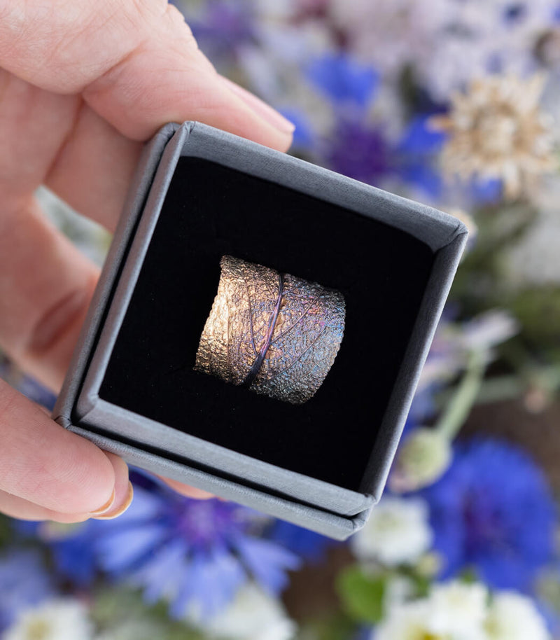 Silber Ring Salbei Gr. 57