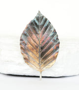 Silber Anhänger Buchenblatt