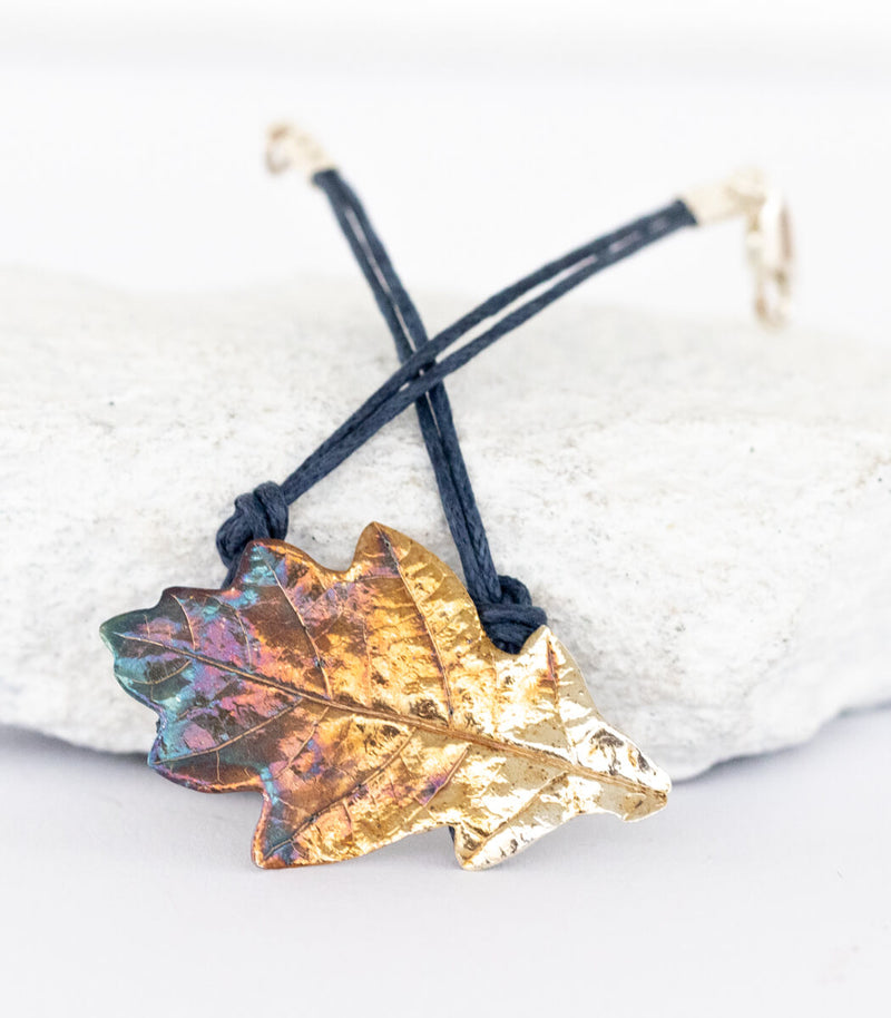 Silber Armband Eichenblatt
