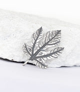 Silber Anhänger Feigenblatt