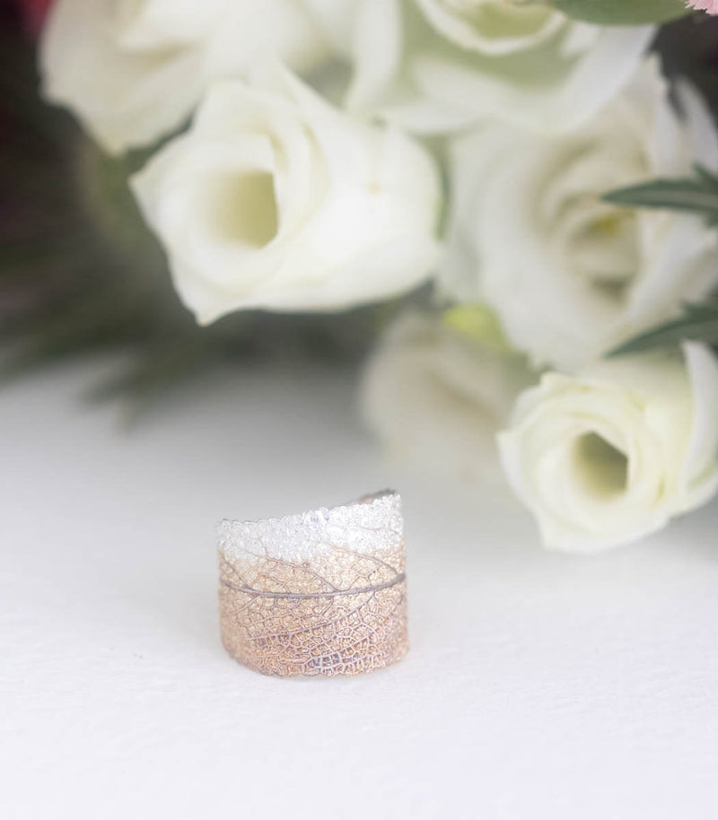 Silber Ring Salbei Gr. 46