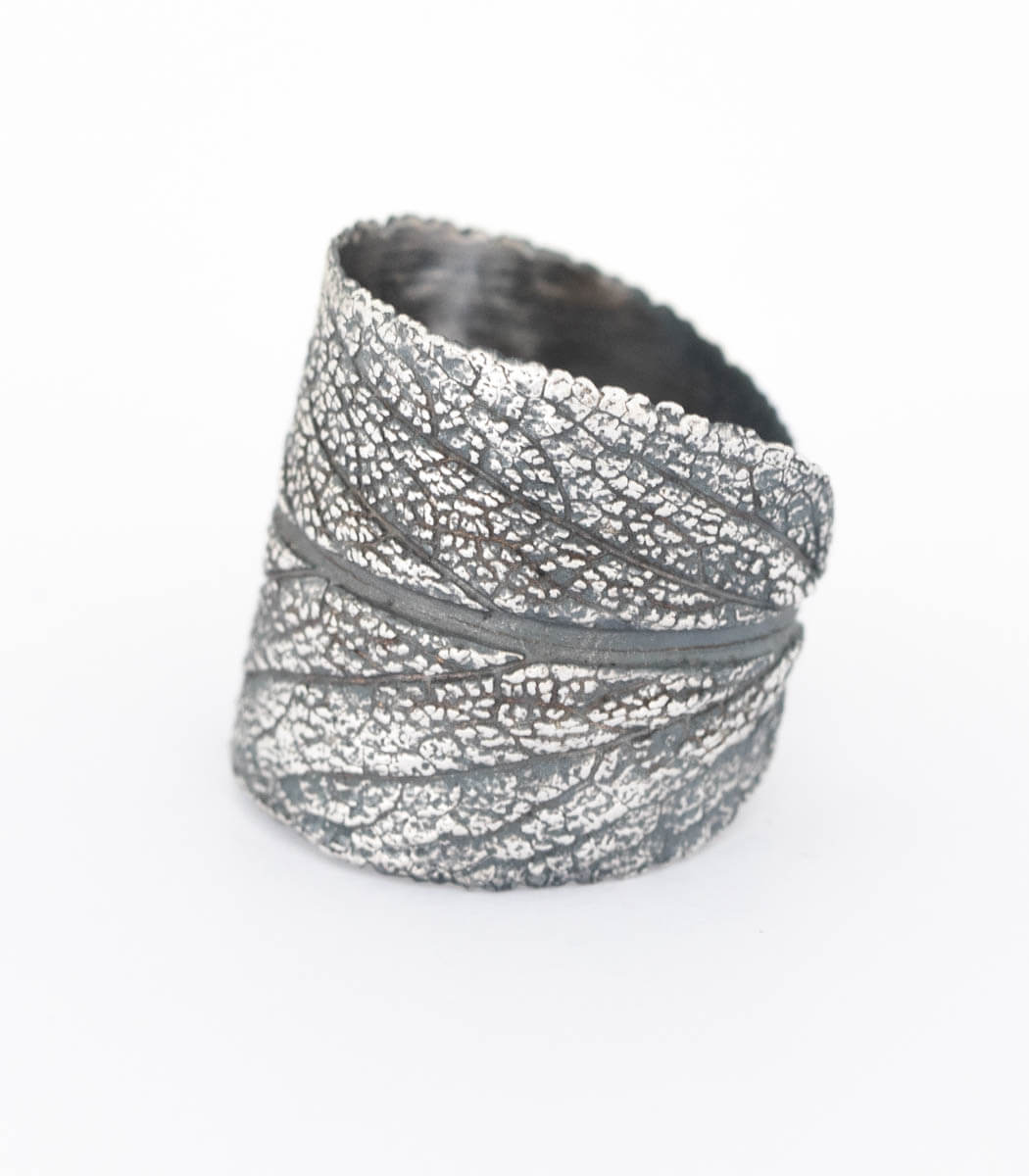 Silber Ring Salbei Gr. 66