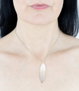 Silber Anhänger Salbeiblatt