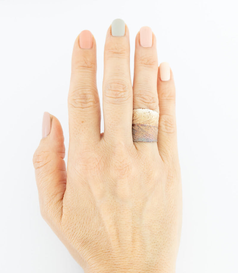 Silber Ring Salbei Gr.55