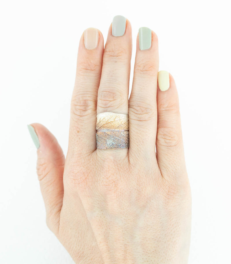 Silber Ring Salbei Gr. 61