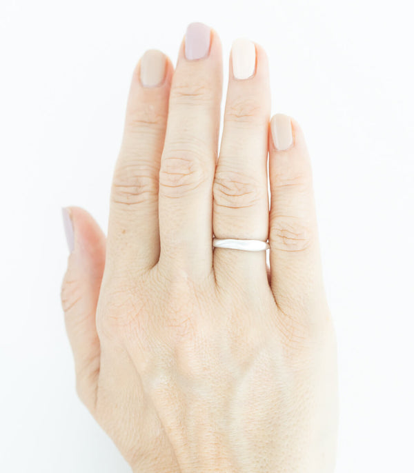 Silber Ring Natural Gr. 53