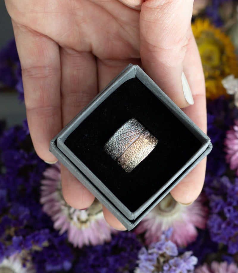 Silber Ring Salbei Gr. 56