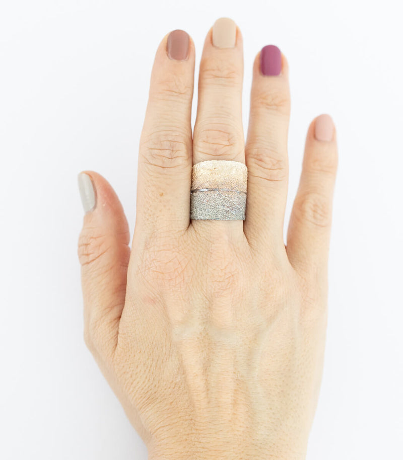 Silber Ring Salbei Gr. 63