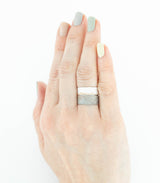Silber Ring Salbei Gr.55