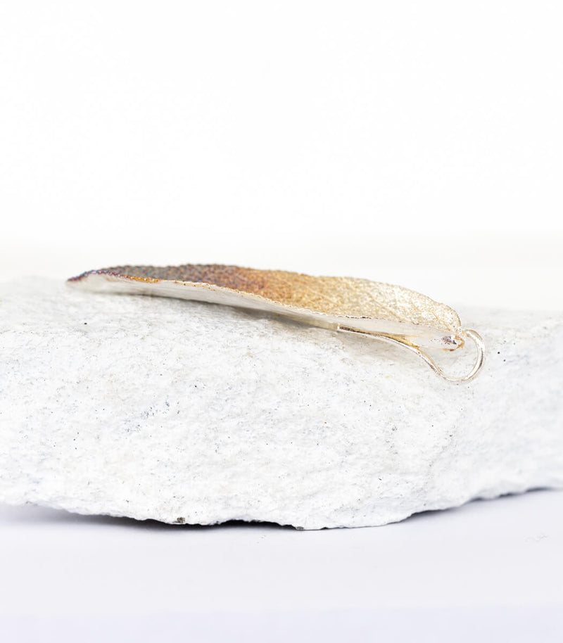 Silber Anhänger Salbeiblatt