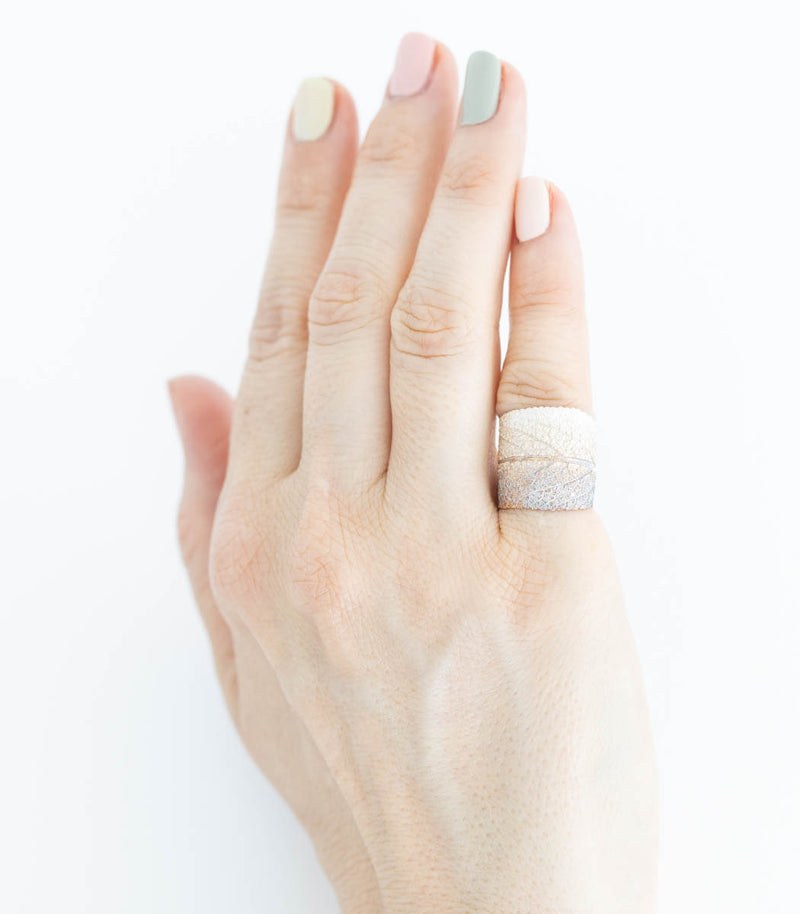 Silber Ring Salbei Gr. 51