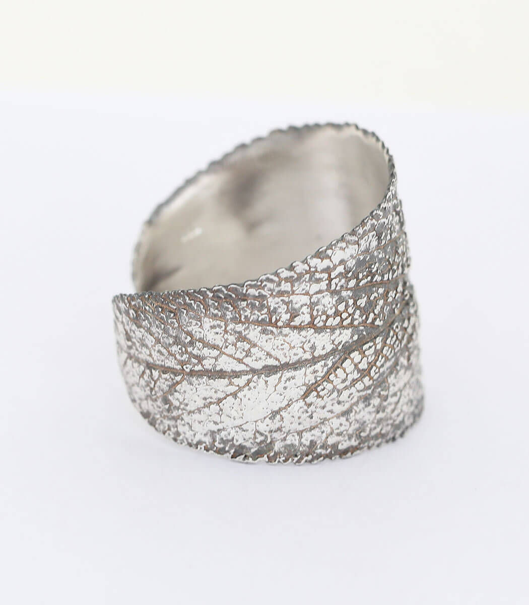 Silber Ring Salbei Gr. 54