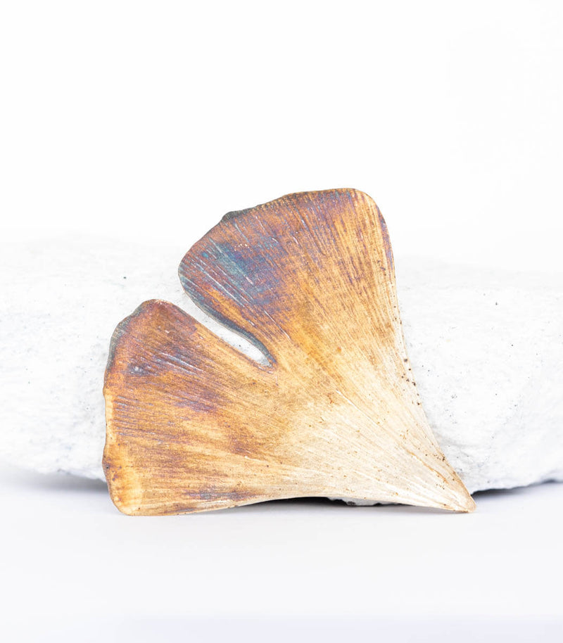 Silber Anhänger Ginkgoblatt