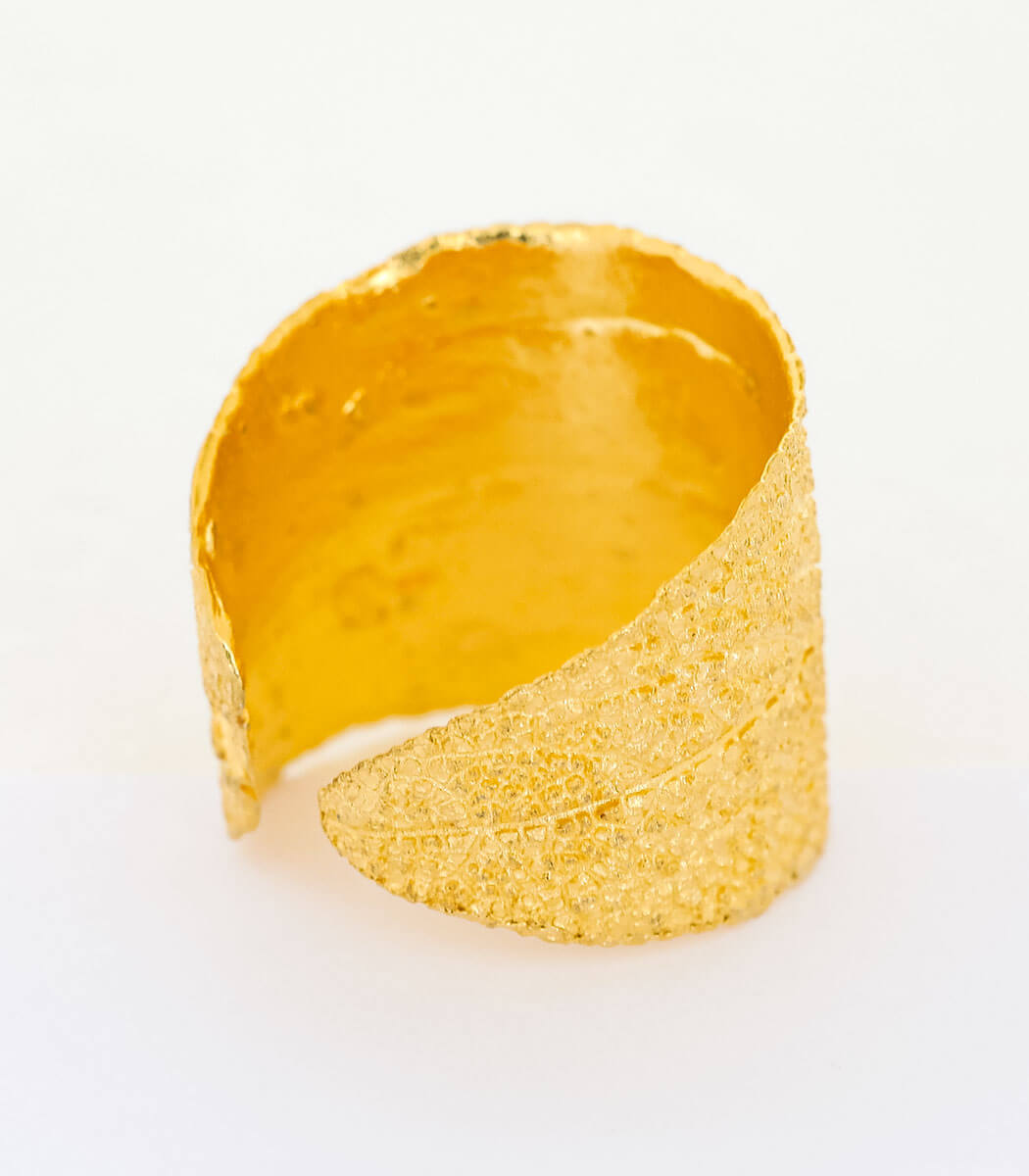 Ring Gold Salbei Gr. 60