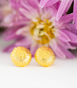 Gold Ohrstecker Seeigel