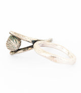 Silber Ring Blütenkelch Gr. 55