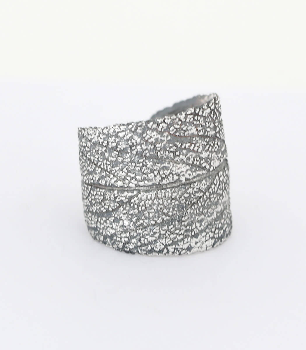 Silber Ring Salbei Gr.54