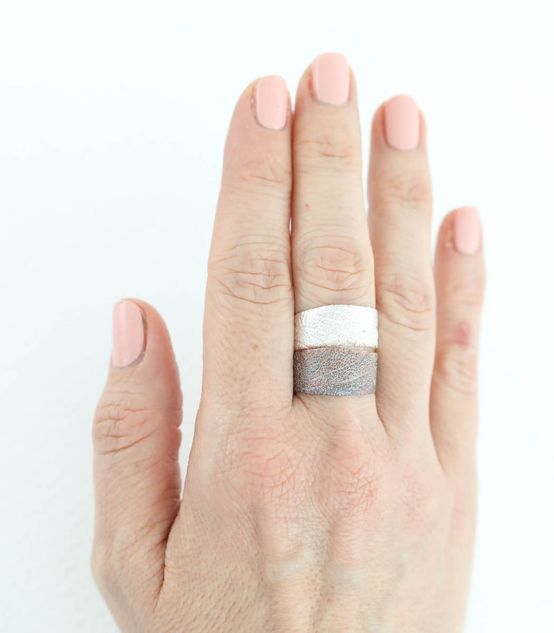 Silber Ring Salbei Gr.60