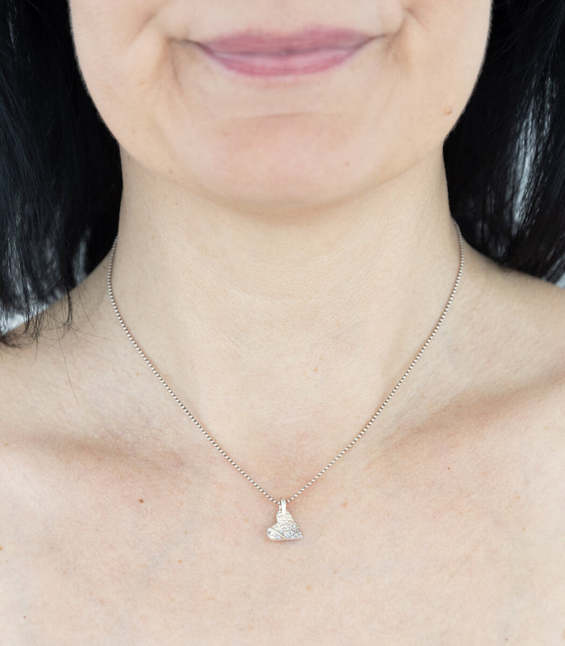 Silber Anhänger Herz