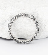 Silber Ring Korallenstruktur schmal Gr. 58