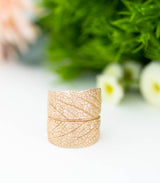 Bronze Ring Salbei Gr. 48