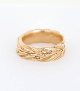 Bronze Ring Getreideähre Gr. 56