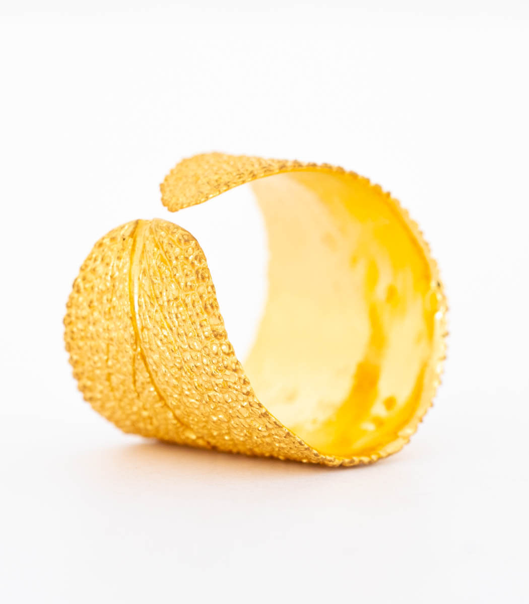 Ring Gold Salbei Gr. 58