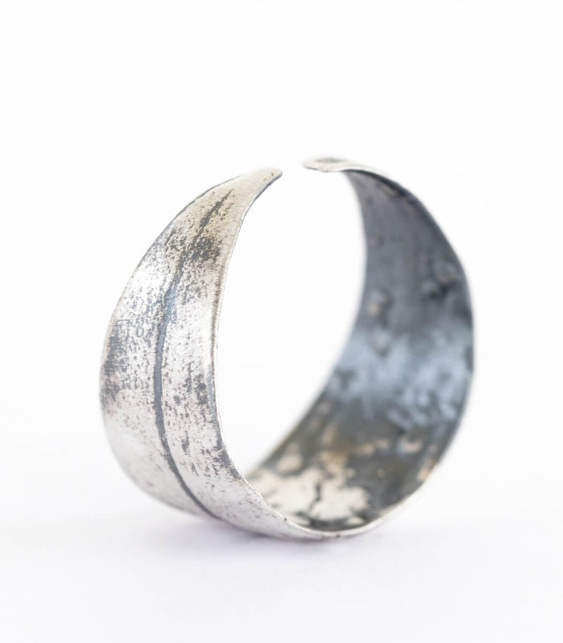 Silber Ring Olive Gr. 59