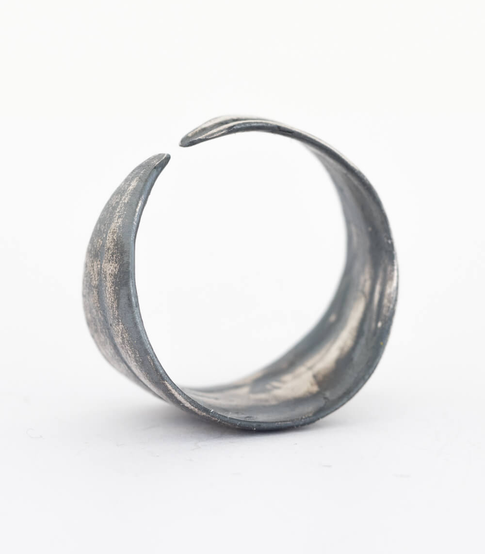 Silber Ring Olive Gr. 59