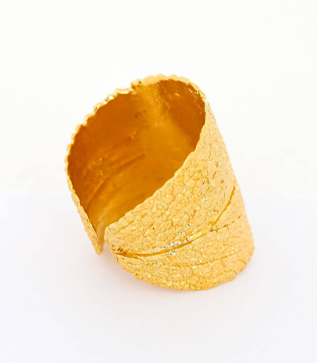 Ring Gold Salbei Gr. 50