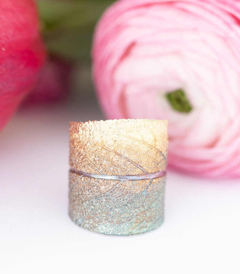 Silber Ring Salbei Gr. 64